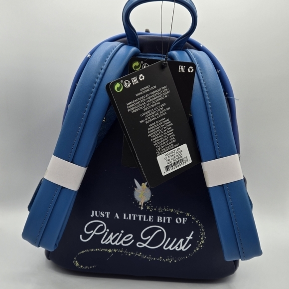 Loungefly Disney Peter Pan Glow Clock Backpack - Picture 8 of 13